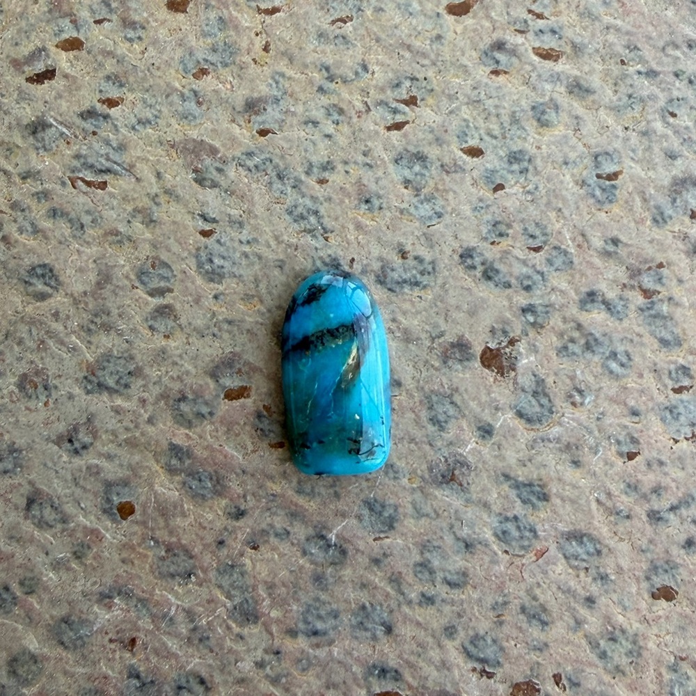 Boulder Opal Blue and Black Stone loose Cabochon 2.60 carats